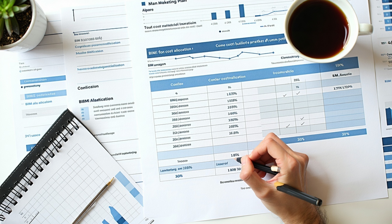 BIMI maliyet tahsisi ile masada bir pazarlama planı-1