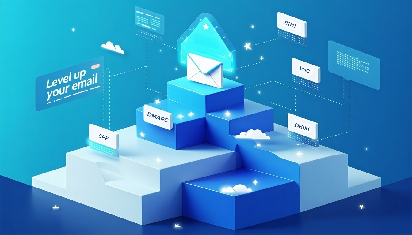 İlişki SPF DKIM DMARC VMC BIMI